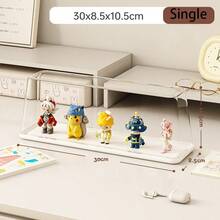 1 件透明防尘展示柜，收藏品小雕像、玩偶、模型、珠宝、化妆品展示柜