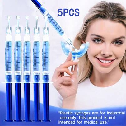 5pcs/Pack PAP Deep Cleaning Teeth Whitening Pen, Daily Use Whitening Gel
