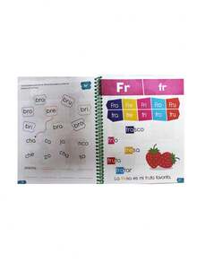 Silabario 2 con Espiral - Editorial Garcia - étodo Silábico para Niños de 6 8 ños - Aprendizaje de Lectura Inicial - Multicolor - Ver 4