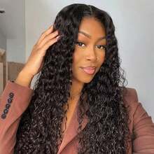 Water Wave Hair Bundles For Women Weave Curly Bundles Hair Extensions 9 Bundles Deep Wave Bundle 16 18 20 Inch Hair Weave Curly Wavy Texture - Multicolor - View 6