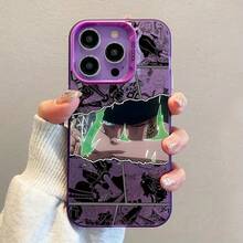 Anime Pieces Zoros Ones Phone Compatible With 17, 16e, 16, 15, 14, 13, 12, 11,, Pro,,, X, XR, XS, 8, 6 Plus - Anti-Drop Matte Back Cover, Mobile Accessory, Printed Design, Casual Userschristmasfall Phone Casephone 17halloween Accessories - 混合顏色 - 查看 5