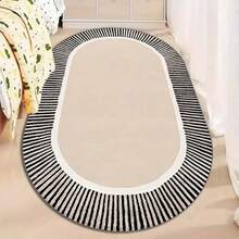 1 件豪华椭圆形地毯、温暖时尚的家居装饰、室内/室外印花垫、圣诞快乐、家居装饰地毯、客厅地毯、地毯、客厅区域地毯、小地毯、垫子、家居装饰、大客厅地毯、客厅家居装饰、房间装饰、可洗地毯 - 彩色 - 查看 3