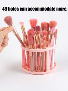 1 Buah Tempat Kuas Makeup Putar Multifungsi, Organizer Kuas Makeup Meja, Rak Penyimpanan Kuas Makeup, Stand Display Ringan, Organizer untuk Pensil Alis dan Kuas Makeup, Tempat Pena Multi-Slot, Organizer Penyimpanan Meja untuk Pelajar, Penyimpanan Alat Makeup Multi-Kompartemen yang Dapat Dilepas, Organizer Meja Rias Tahan Debu dan Lembap, Tempat Kuas Makeup Kapasitas Besar - MultiWarna - View 5