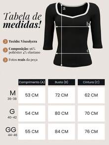 Women's Slim Short Sleeve Sweetheart Neckline Summer Blouse - 黑色 - 查看 5