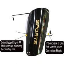 Soccer Shin Guards For Kid Youth Teen Adult Shin Guards Sleeves With Inserted Pocket Cushion Protection Reduce Shocks And Injuries For TeamSports