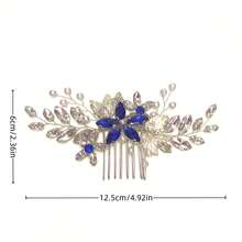 1pc Casual Elegant ABS Plastic Hair Comb, Suitable For Party, Wedding, Bride, All Seasons