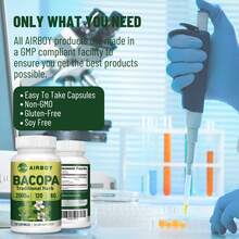 BUPORAI Bacopa Monnieri 2000 Mg - Suplemento Nootrópico Para El Cerebro, Favorece El Pensamiento Lúcido Y Mejora La Memoria - 120 Unidades - 120 cápsulas - Ver 6