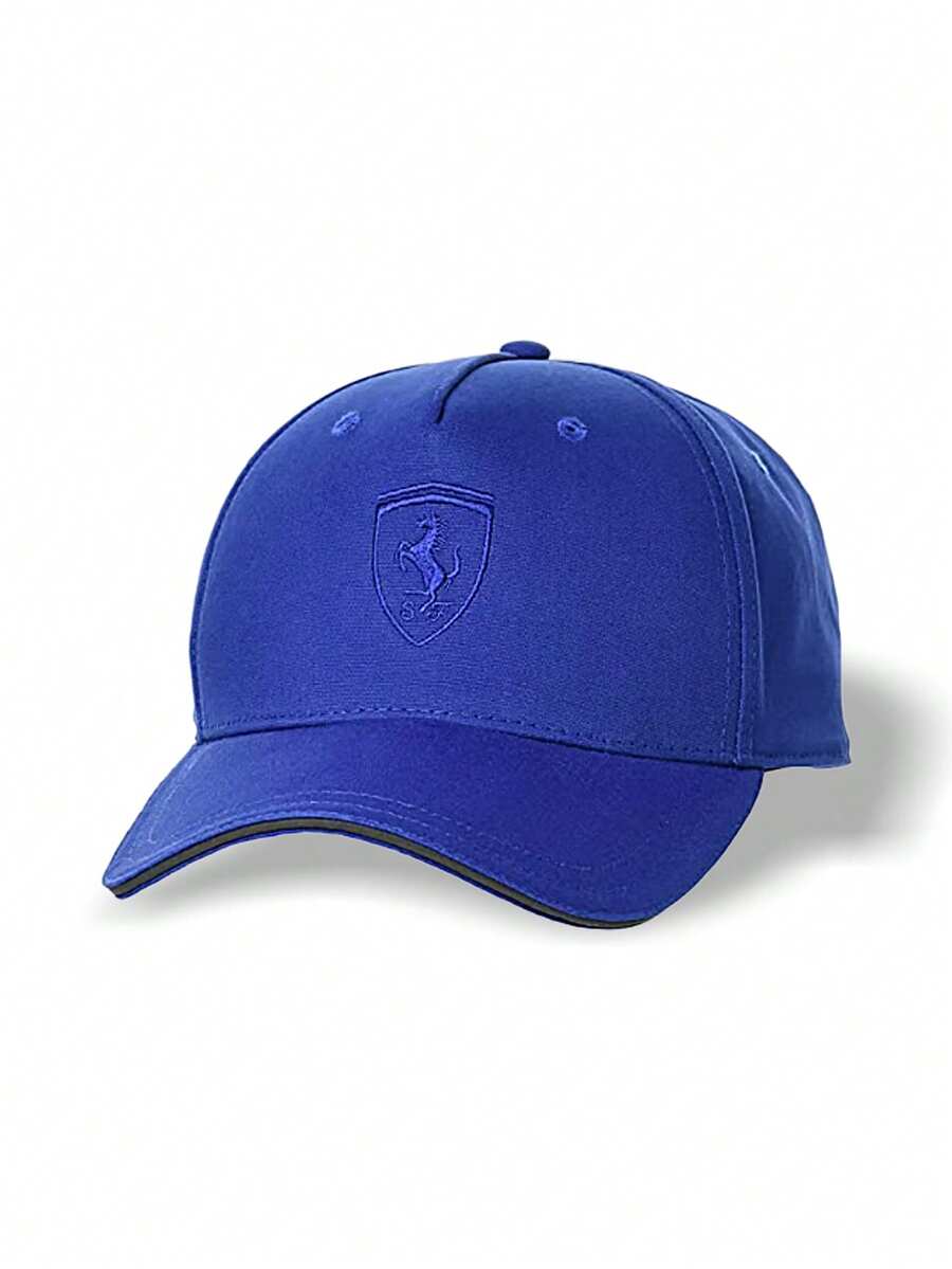 Puma Ferrari SPTWR Style BB Cap Sweat Absorption Breathable Sun Protection Windproof Warmth Logo Solid Easy To Wash Quick Dry Sports Outdoor Running Daily School Men Blue 2372003 - blue - View 1