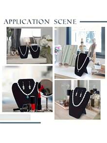 10/1pc,Jewelry Display Stand With Bust, Necklace, Pendant & Earring Holder, Tower Shaped Display Rack Valentine Day Back To School,Jewelry Display Stand, Bust Shape Necklace, Pendant, Earring Display Rack, Jewelry Tower Stand For Necklaces, Pendants, Earrings