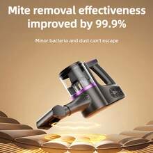 Wireless Handheld Vacuum Cleaner & Mop 2-In-1, Super Strong Suction Deep Cleaning, Vacuum & Mop Simultaneously, Long Battery Life Cordless, Multi-Scene Applicable, Dry & Wet Dual-Use Dust Mite & Dust Cleaning Tool, Large Dust Cup Easy To Disassemble And Clean