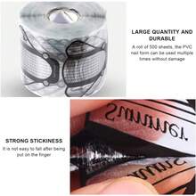 EstiloTendencia500Pcs Formas De UñAs Autoadhesivo Etiqueta De ExtensióN De UñAs DecoracióN De PVC Forma De Arte De UñAs GuíA De ExtensióN De Arte De UñAs DecoracióN De UñAs ExtensióN De UñAs Grifo AccesoriosCalidad PremiumVersióN Mejorada - 1 - Ver 6