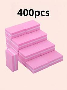 100/180 Grit Nail Buffer Block - Medium/Fine Grit, Multi-Pack Options: 1pc/3pcs/10pcs/20pcs, Professional 3-In-1 Use: Shaping, Smoothing And Polishing Acrylic Nails, Gel Nails And Natural Nails. Dual Grit: - Medium Grit (100 Grit): Smoothens Ridges And Shapes Nails - Fine Grit (180 Grit): Creates High Shine Finish, Perfect For Manicure, Pedicure, Salon And DIY Nail Care - Multicolor - View 18
