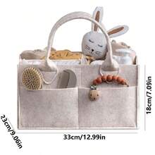 3mm Thick Small Felt Diaper Bag, New Mom Handbag, Baby Felt Diaper Storage Bag