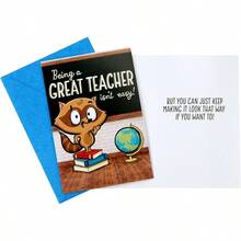 Teacher Appreciation Card Assortment For Day Care Preschool Elementary School Graduation Or Back To School 8 Cards With Envelopes - Multicolor - View 6