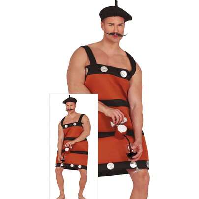 Santa Clara Beer Boat Costume For Adults, Beer Barrel Costume For Parties And Celebrations, Fun And Original Costume Ideal For Party Themes, Themed Events, Or Group Celebrations, Available In Multiple Sizes