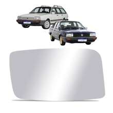 Lente Do Retrovisor Com Base Vw Santana/ Quantum 85/90 L.d - Tamanho Único - Visão 1