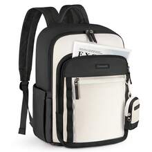 NEWHEY 15.6英寸女士防水轻便笔记本电脑背包，适合商务、大学和办公室使用，适合学生、专业人士和商务旅行者