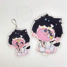 动漫卡通大嘴巴摇摆吊坠亚克力背包挂饰钥匙扣 - 生日礼物 - 完美礼物 - 节日礼物 - 礼物 - 圣诞礼物 - 彩色 - 查看 3