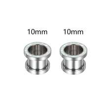 2pcs 316L Stainless Steel Synthetic Opal Round DIY Ear Gauges, Flesh Tunnels Ear Piercing Body Jewelry, Ideal Jewelry Gift (Versatile All Year Round). Suitable For Daily Wear, Parties, Gatherings, Concerts, Holidays Or Birthday Gifts.