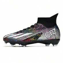 Men's Football Shoes, Women's Indoor Shoes, Unisex Baseball Shoes, Artificial Turf Shoes, Youth American Football Cleats, Adult Soccer Cleats, Wide Fit, AG, FG, TF, Training Sports Shoes - Black - View 3