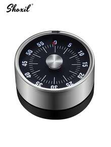 shoxil 1Pc Kitchen Timer, Magnetic Timer, Time Manager, Mechanical Rotating Visual Timer, Egg-Timing Tool, Suitable For Daily Use And Kitchen Baking