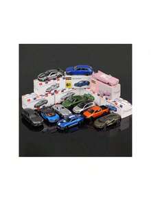 1:64 Scale Diecast Alloy Car Model Collection, Official Licensed Replica Of , , Cadillac, , Chevrolet, Collectible Toy Cars, Gift For Men - Porsche 911 GT2 RS-grey - View 6
