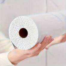 1 Roll 23.62" X 118.11" / 393.7" Self-Adhesive Marble Texture 3D Illusion Wallpaper - Removable Tile Sticker, Suitable For Walls, Floors, Ceilings - Realistic Platinum Color Texture Design, Reusable Modern Decor, Living Room, Kitchen Backsplash, Bathroom Wallpaper, Wall Covering, Glossy Surface, Home Decor Film