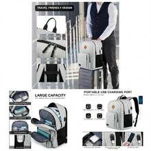 Mochila para porttil - 15,6'' + Gris - Ver 1