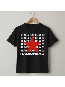 T-Shirt Rock Band International Music Unisex Male Female 100% Cotton Premium Top Streetwear New Release Immediate Shipping Various Colors!! Plus Size - màu đen - Xem 1