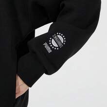 Puma 彪馬加絨保暖加厚衛衣女裝秋冬上衣套頭衫外套 534397-01 - 黑色 - 查看 3