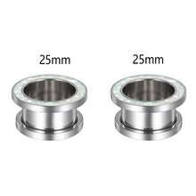 2pcs 316L Stainless Steel Synthetic Opal Round DIY Ear Gauges, Flesh Tunnels Ear Piercing Body Jewelry, Ideal Jewelry Gift (Versatile All Year Round). Suitable For Daily Wear, Parties, Gatherings, Concerts, Holidays Or Birthday Gifts.