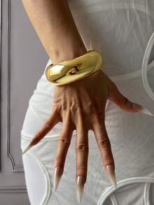 3pcs/1pc Charm Cuff Bracelets,Gold Bangles,Wide Bangles, Chunky Bracelet, Bracelet Set, Wide Bracelet, Bracelet For Women,Gift For Her