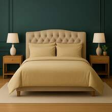 Vibe Check: Ultra Chill Bamboo Blend Sheets – 6PC Cloud Soft Set With Deep Pockets – Cooling, Wrinkle-Free, Aesthetic – Dorm, Apartment, Or Glow-Up Bedroom Must-Have – Twin, Full, Queen, King, Cal King - 卡其色 - 查看 1