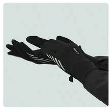 Guanti da sci per uomo, a dita intere, invernali, caldi, antiscivolo, impermeabili, leggeri, con protezione per lo schermo tattile e palmo, guanti protettivi per il freddo, adatti per corsa, escursionismo, regali di Natale e Ringraziamento - Multicolore - Visualizzare 4