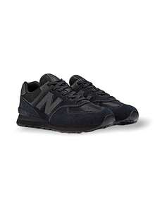 Giày thể thao nam New Balance Đế dày chống sốc, đệm lưới thoáng khí, logo đa năng, tập gym, chạy bộ, đi làm, hàng ngày, màu đen ML574EVE - đen - Xem 2