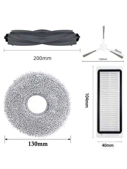 Spare Parts Dreame Bot L30 Ultra L20 X20 Pro Robot Stofzuiger Consumables Main Side Brush Hepa Filter Mop Cloth Dust Bag Accessories view 2