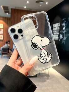 SNOOPY 官方授权透明防摔史努比卡通人物手机壳，兼容 16 Pro Max/13/14/15/17，高透明度保护壳，摄像头开孔精准，兼容三星、Nothing、Pixel、INFINIX、苹果、红米等品牌手机。