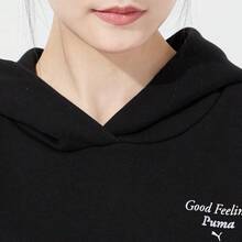 Puma 彪馬加絨保暖加厚衛衣女裝秋冬上衣套頭衫外套 534397-01 - 黑色 - 查看 4