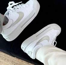 Nike 女鞋新款COURT LEGACY LIFT休閒鞋厚底板鞋 - 白色 - 查看 5