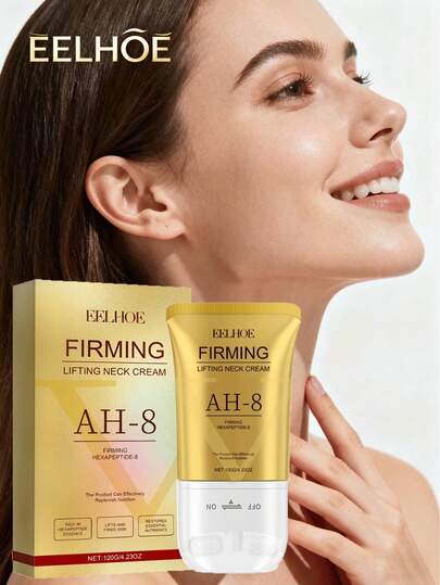 EELHOE Neck Roller Cream Fade Neck Fine Lines Wrinkles Prevent Neck Skin Sagging Moisturizes Neck Skin Lifting Double Chin Massages Neck Skin Cream