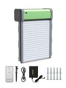 باب ذكي آلي جديد بريموت كنترول، مقاوم للماء بمعيار IP67، متعدد أوضاع التشغيل، يعمل بالطاقة الشمسية، مناسب للحيوانات الأليفة والطيور والأرانب والأوز