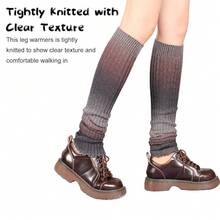 Lebaley Kawaii Leg Warmers For Girls Women - Japanese Lolita Leg Warmers Y2K Harajuku Leg Cover Stockings Kawaii Knit Socks{"Color_name":"Mixture1"} - 多色10 - 查看 3