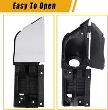 Boine Fuel Filler Door Housing Pocket Hinge With White Cover Compatible With 2015-2023 Transit 150 250 350 Gas Door Cap Replace CK4Z-5427936-A CK4Z5427936A
