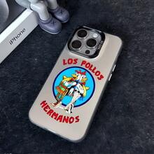Funda de teléfono creativa popular de Los Pollos Hermanos compatible con iPhone 16, 15, 14, 13, 12, 11 Pro Max, X, XR, XS Max, 8, 7 Plus, con una parte trasera mate a prueba de golpes. - Mezcla de colores - Ver 5