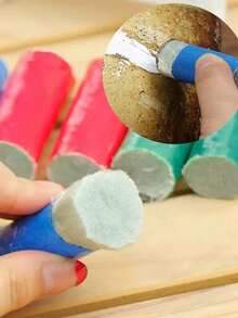 2pcs Magic Rust Remover Sticks - Durable Metal Cleaning Agent And Decontamination Tool For Pots, Pans, Etc. - Random Color - Multicolor - View 3