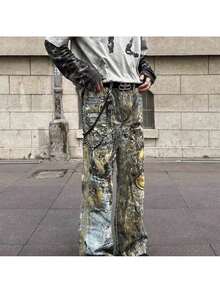 Men Jeans - Dark Grey - View 2