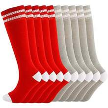 Athletic Socks - 4 Pairs Of 2 Green and 2 White Ones - View 10