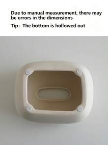 1 件现代简约纸巾盒，创意家居装饰配件，适用于客厅、餐桌、咖啡桌、陶瓷纸巾盒架