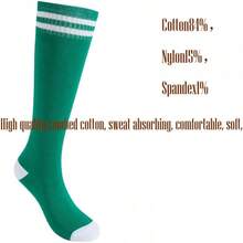 Athletic Socks - 4 Pairs Of 2 Green and 2 White Ones - View 5