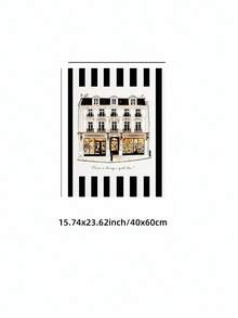 1 tấm minh họa cửa hàng Paris không khung, tranh vẽ đường nét kiểu Pháp treo tường, tranh in màu nước Paris, trang trí phòng theo phong cách tối giản, áp phích Funky, trang trí phòng ngủ, tranh in treo tường, đồ dùng cần thiết cho ký túc xá đại học, trang trí phòng, trang trí phong cách đồng quê Pháp, quà tặng thanh lịch cho phòng khách, văn phòng, trang trí nhà cửa - Nhiều màu - Xem 12